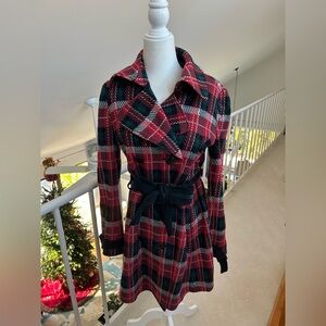 Italiya GK Women's Japan Japanese Red Plaid Coat Kawaii Princess Designer Cute